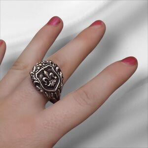 Fleur De Lis | Spoon Ring